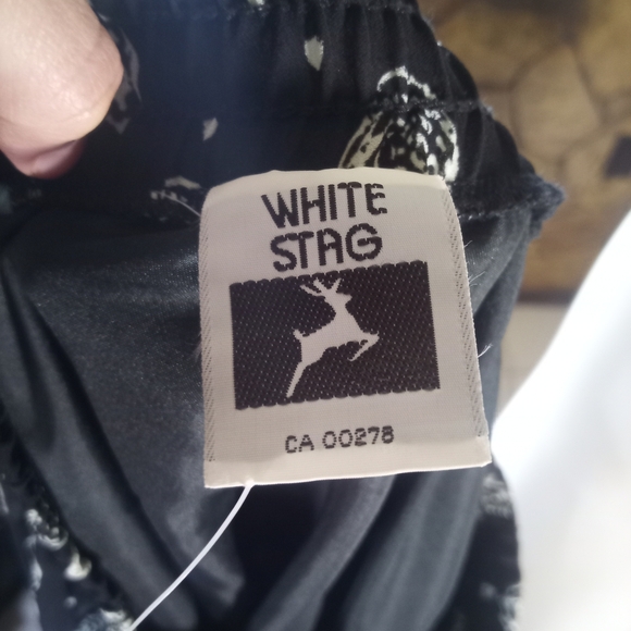 White Stag Black and White Floral Maxi Skirt - Picture 2 of 5